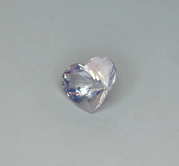 13.04ct Natural Amethyst Heart Cut Loose Gemstone From Brazil — view 1
